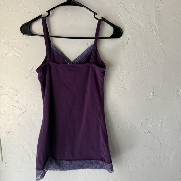 BKE Tank Top Y2k Medium Purple Lace Trim‎ Cami Camisole Vampire Elena Gilbert - Picture 6 of 9